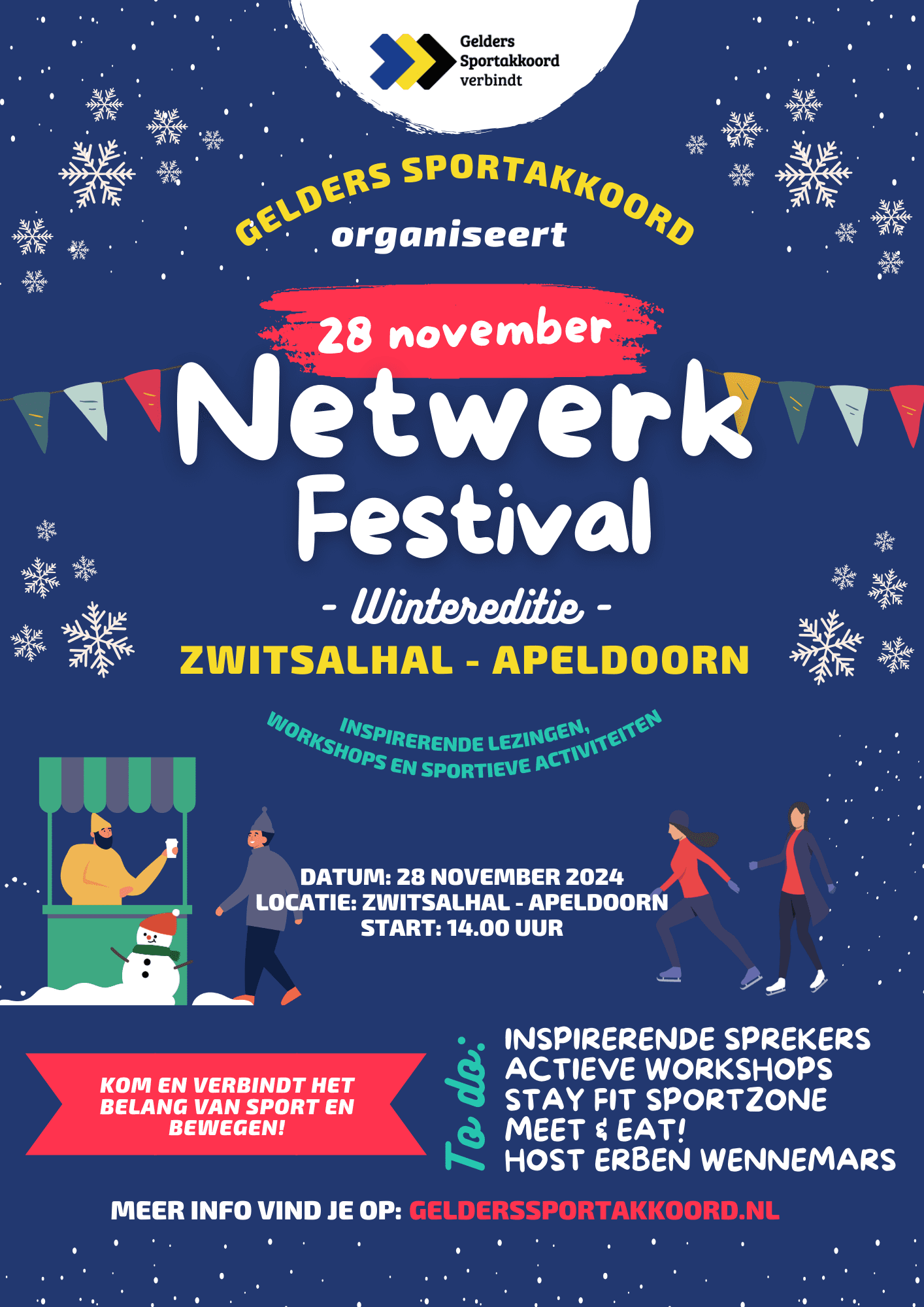 Netwerkfestival 2024 op 28 november in Apeldoorn
